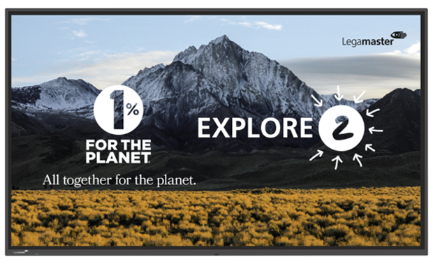 Pantalla interactiva táctil sin sistema operativo Explore 2