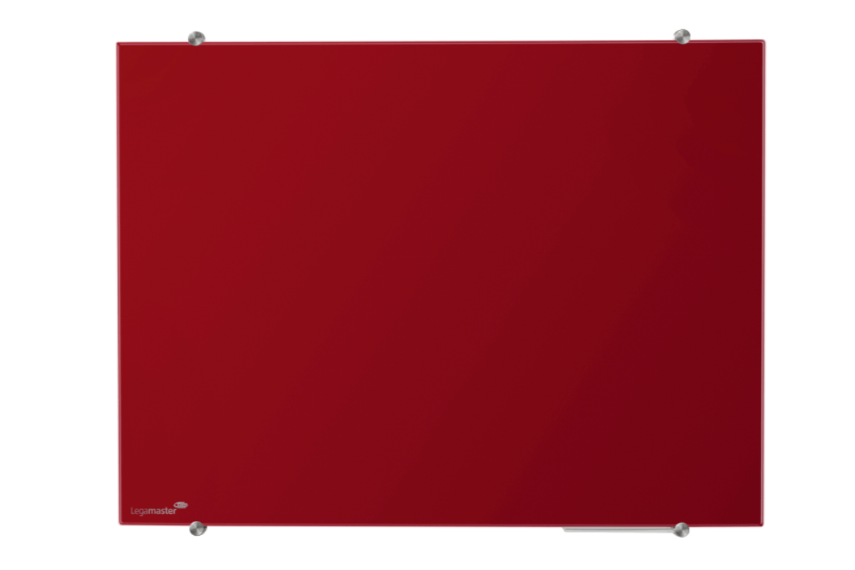 Legamaster glassboard 90x120cm red 
