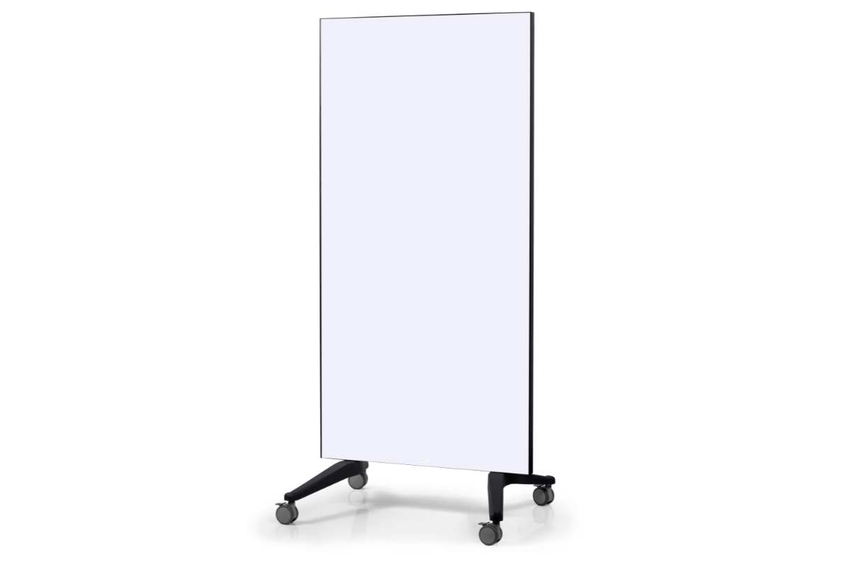 Legamaster mobile glassboard 90x175cm white 
